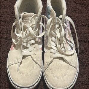 Vans Kids Cream High-Top Sneakers